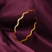 Zikzaklı Ajda Altın Bilezik 22 Ayar 15 Gram thumbnail 3