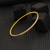 22 Ayar Kristal Ajda Altın Bilezik (10*2) 20 gr. thumbnail 2