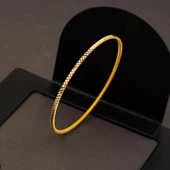 22 Ayar Kristal Ajda Altın Bilezik (10*2) 20 gr. thumbnail 6