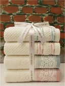 Özdilek Evony Bronie Havlu 4'lü - Mint Pudra thumbnail 2