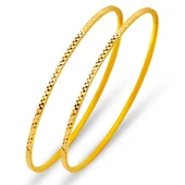 22 Ayar Kristal Ajda Altın Bilezik (10*2) 20 gr. thumbnail 1