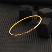 22 Ayar Başak Ajda Altın Bilezik (2*7) 14 Gram thumbnail 2