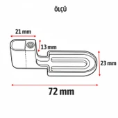 Yıldız Krom Gümüş Metal Kulp Tek Vidalı Düğme Mobilya Dolap Çekmece Dolap Düğme Kulp Kulbu Kulpları thumbnail 4