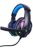 HP DHE-8010 Işıklı Mikrofonlu Gaming Oyuncu Kulaklık thumbnail 2