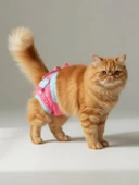 Teddie Dişi Kedi Regl Külotu | Kedi Donu | Kedi İç Çamaşırı | Ayarlanabilir Bağcıklı | Küçük Irklar İçin thumbnail 6