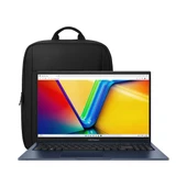 Vivobook 15 X1504VA-NJ3665 FR117 Intel Core 5 120U 16 GB 512 GB SSD Yok (Free Dos) 15.6" Taşınabilir Bilgisayar + Çanta thumbnail 1