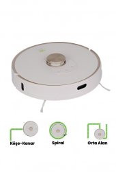 Wiami FX-9 Pro Akıllı Robot Süpürge - Beyaz - 2