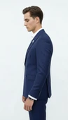 Doğal Düğmeli Kruvaze Erkek Blazer Ceket – Premium Kumaş, Slim Fit Şıklık thumbnail 4