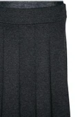 Eray Kadın Ecrin Büyük Beden Kışlık Parçalı Çimalı Lastikli Siyah Etek thumbnail 2