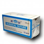 İpek İplik ve Sütur 12 Li No:4/0 Yuvarlak 20 mm 12 Adet - 1