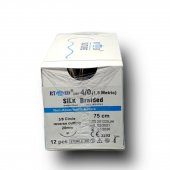 İpek İplik ve Sütur 12 Li No:4/0 Keskin 20 mm 12 Adet thumbnail 4