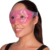 Pembe Jel Boncuklu Göz Maskesi, Soğuk & Sıcak Kullanım Rahatlatıcı Terapi Maskesi thumbnail 1