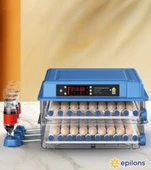 120 Yumurta Kapasiteli Tam Otomatik Kuluçka Makinesi - Civciv, Kaz, Hindi ve Ördek Yetiştiriciliği Epo-W120 Yedek Motorlu thumbnail 3