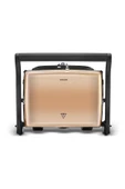 Gastro Grill Glass Premium 2400W Izgara ve Tost Makinesi Mineral Gold 6 Dilim Kapasiteli thumbnail 3