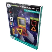 Manyetik Bloklar 12 Parça Eğitici ve Yaratıcı Yapı Seti thumbnail 2