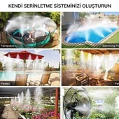 10 Metre Kendin Yap Balkon Veranda Çardak Kamelya Sulama Serinletme Ve Nemlendirme Sistemi thumbnail 3