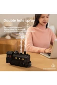 Tren Şeklinde Buharlı Oda Hava Nemlendirici Işık Buhar Makinesi Kumandalı thumbnail 5