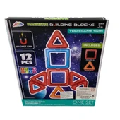 Manyetik Bloklar 12 Parça Eğitici ve Yaratıcı Yapı Seti thumbnail 1