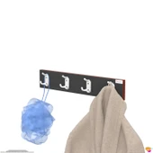 Modilayn ARI Serisi 12 Kancalı 4'lü Set (51,4x9,6 cm) Banyo Askısı | Ekstra Düzen ve Yer Tasarrufu thumbnail 6