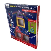 Manyetik Bloklar 12 Parça Eğitici ve Yaratıcı Yapı Seti thumbnail 5