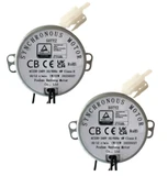 2 Adet 50 TYZ 10/12 RPM Kuluçka Motoru Viyol Çevirme thumbnail 1