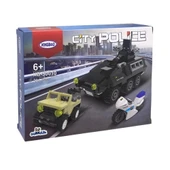 Şehir Polisi Yapım Seti 261 Parça  Polis Araçlı Eğitici Blok Seti thumbnail 1