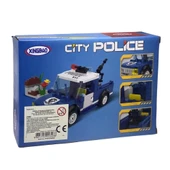 Şehir Polisi Arazi Aracı Yapım Seti 168 Parça – Eğitici ve Detaylı Blok İnşa Oyuncağı thumbnail 3