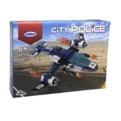 Polis Helikopteri Yapım Seti 250 Parça Detaylı ve Eğitici Blok Montaj Oyuncağı thumbnail 2