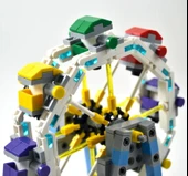 Dönme Dolap Yapım Blokları Oyuncak Seti 660 Parça MOC Uyumlu, Lunapark Serisi Eğitici İnşa Seti thumbnail 3