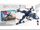 Polis Helikopteri Yapım Seti 250 Parça Detaylı ve Eğitici Blok Montaj Oyuncağı thumbnail 1