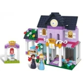 Bahçeli Kır Evi Yapım Seti 395 Parça  Detaylı ve Eğitici Blok İnşa Oyuncağı thumbnail 1