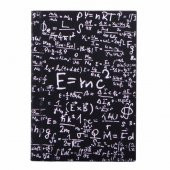 Einstein Siyah Sayfalı Küçük Not Defteri Karton Kapak - 1