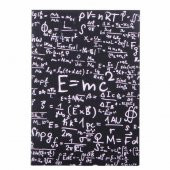 Einstein Karton Kapaklı Siyah Sayfalı Defter Orta Boy - 1