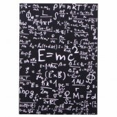Einstein Karton Kapaklı Siyah Sayfalı Defter Büyük Boy - 1