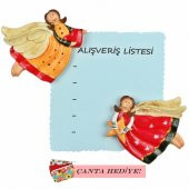 Polyester Melek Çift Magnet Çanta Hediyeli - 1