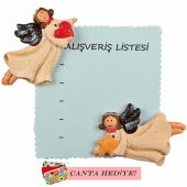 Polyester Melek Çift Magnet Çanta Hediyeli - 1