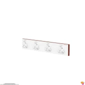 Modilayn ARI Serisi 1(56,4x9,6 cm)2 Kancalı Banyo Askısı - 4'lü Set | Ekstra Düzen ve Yer Tasarrufu thumbnail 7