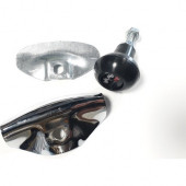 Carub Direksiyon Çevirme Topuzu Armalı Lüks Krom - 4