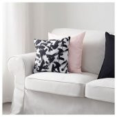 Minder-Kırlent Kılıf 40x40 cm Siyah-Beyaz Kırlent Kılıfı Ev Dekorasyonu - 2