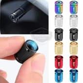 Kilitlemeli Sibop Kapağı Alyanlı Sibop Kapağı Araba Motosiklet Bisiklet Metal Sıkmalı Mavi 4 lü Set thumbnail 8