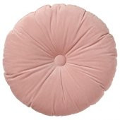 Yuvarlak Kırlent-Minder 40 cm IKEA Açık Pembe Renk Yuvarlak Kırlent 360 G - 1
