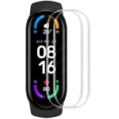 Xiaomi Mi Band 5 Polymer Nano Ekran Koruyucu - Şeffaf thumbnail 3