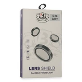 Samsung Galaxy S24 Bilvis Titan Kamera Lens - Titan Gri thumbnail 3