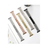 Apple Watch 38mm Node Taşlı Kordon - Siyah thumbnail 4