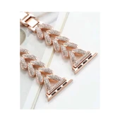 Apple Watch 38mm Node Taşlı Kordon - Siyah thumbnail 5