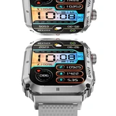 Joko Od3 2.1 İnç Ips Ekran Ip68 Su Geçirmez Konuşma Ve Nfc Özellikli Akıllı Saat - Gümüş thumbnail 1