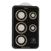 Joko Samsung Galaxy S24 Ultra Pvd Metal Kamera Lens - Gold thumbnail 2