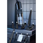 Vc006 50w 4000 Mah Bataryalı Kablosuz Çok Fonksiyonlu Araç Süpürge - Siyah thumbnail 2