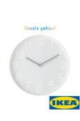 IKEA Tromma Duvar Saati Beyaz Renk thumbnail 3