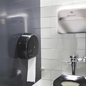 Tork 344080 Klozet Kapağı Örtüsü Dispanseri Beyaz thumbnail 2